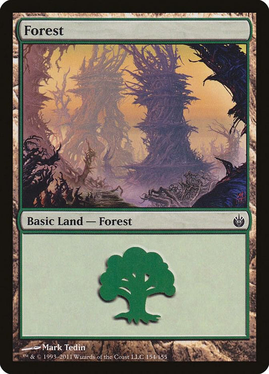 Forest (154) [Mirrodin Besieged] 154