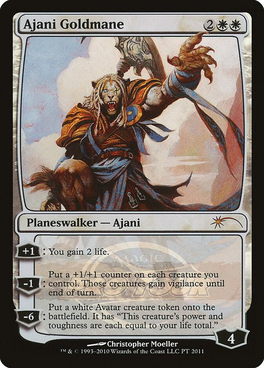 Ajani Goldmane (2011 Pro Tour) [Pro Tour Promos] PT 2011
