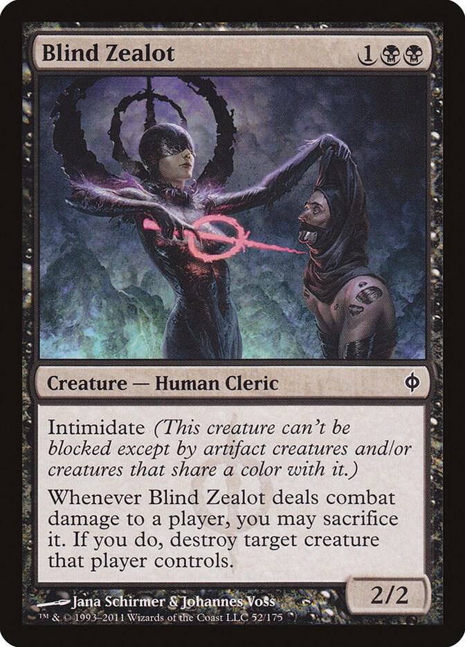 Blind Zealot [New Phyrexia] 52