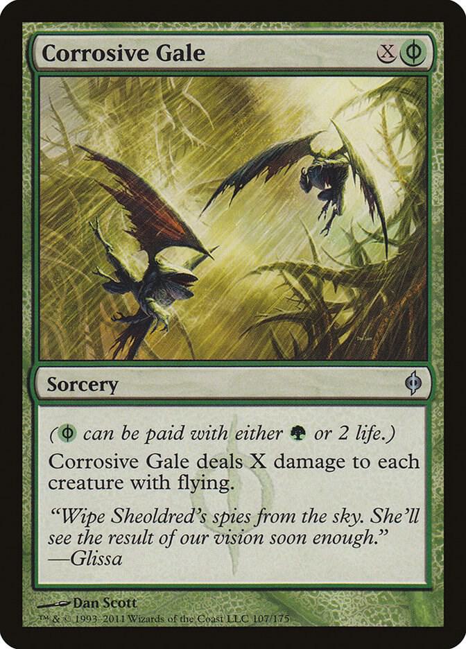 Corrosive Gale [New Phyrexia] 107
