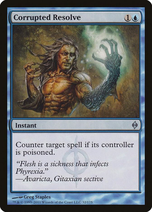 Corrupted Resolve [New Phyrexia] 32