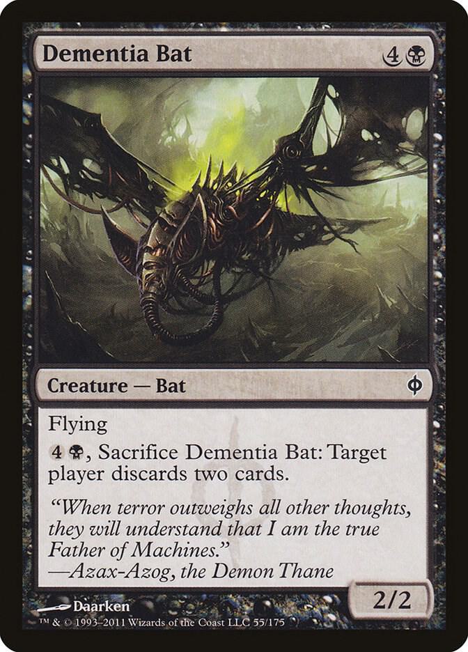 Dementia Bat [New Phyrexia] 55