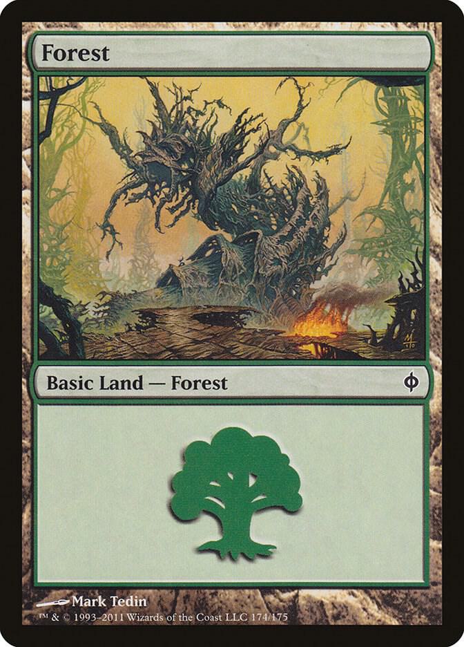 Forest (174) [New Phyrexia] 174