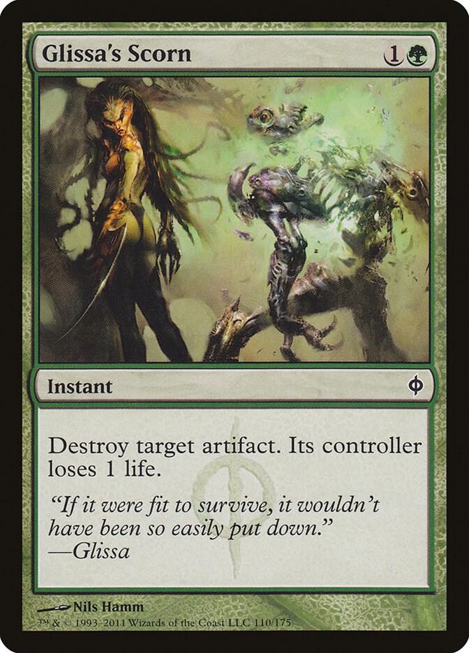 Glissa's Scorn [New Phyrexia] 110