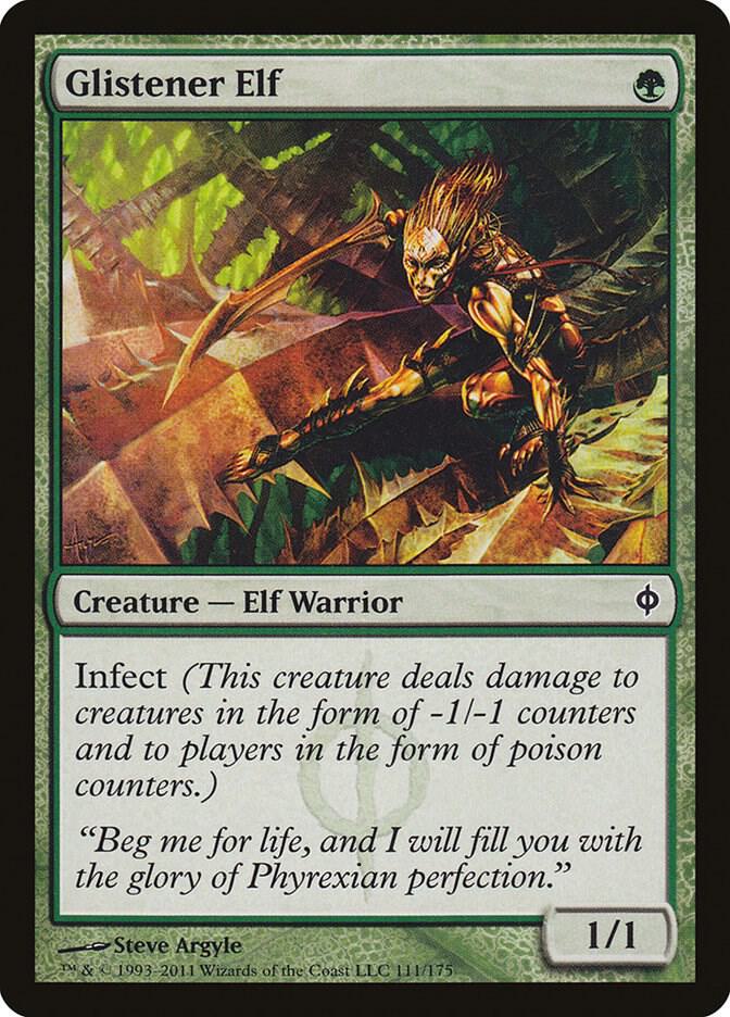 Glistener Elf [New Phyrexia] 111