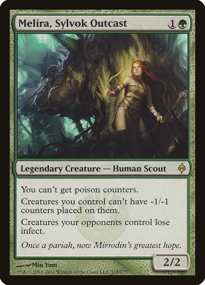 Melira, Sylvok Outcast [New Phyrexia] 115