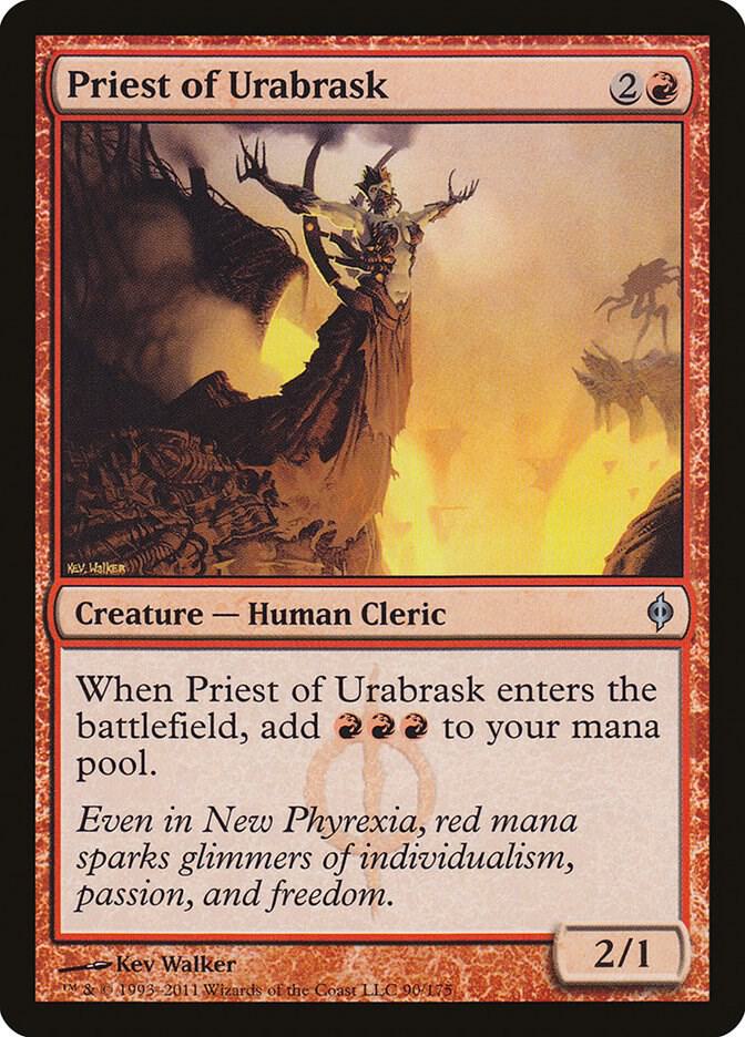 Priest of Urabrask [New Phyrexia] 90