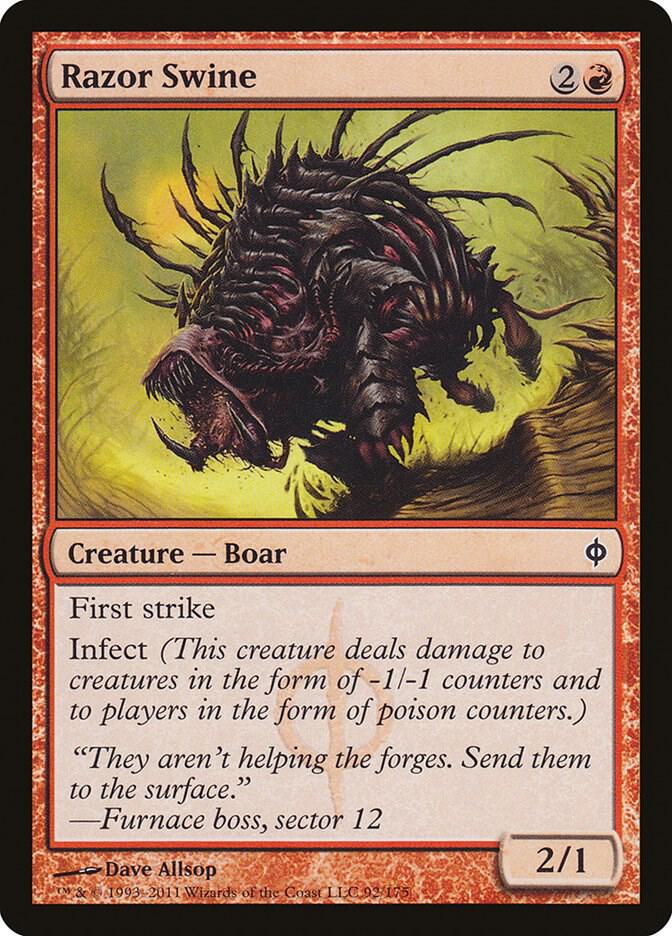 Razor Swine [New Phyrexia] 92