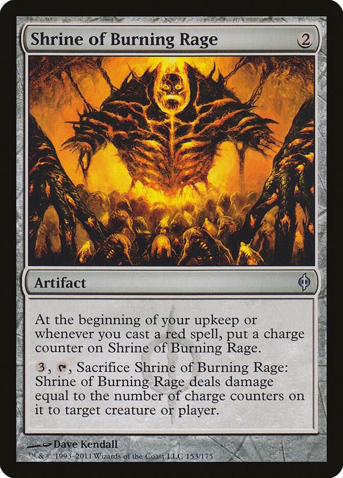 Shrine of Burning Rage [New Phyrexia] 153