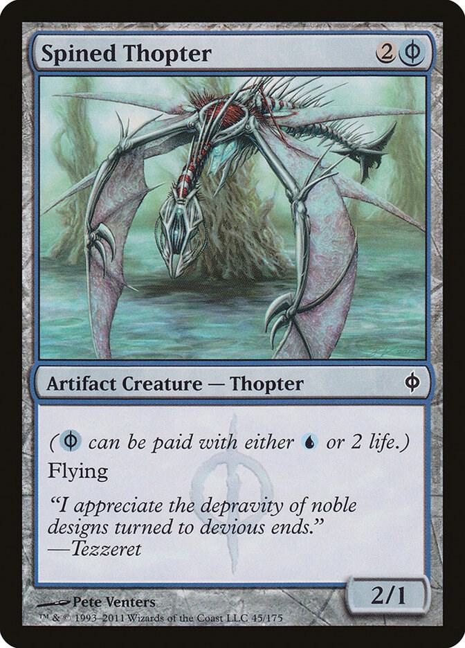 Spined Thopter [New Phyrexia] 45