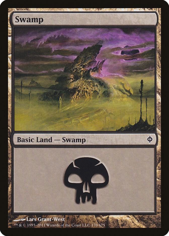 Swamp (170) [New Phyrexia] 170
