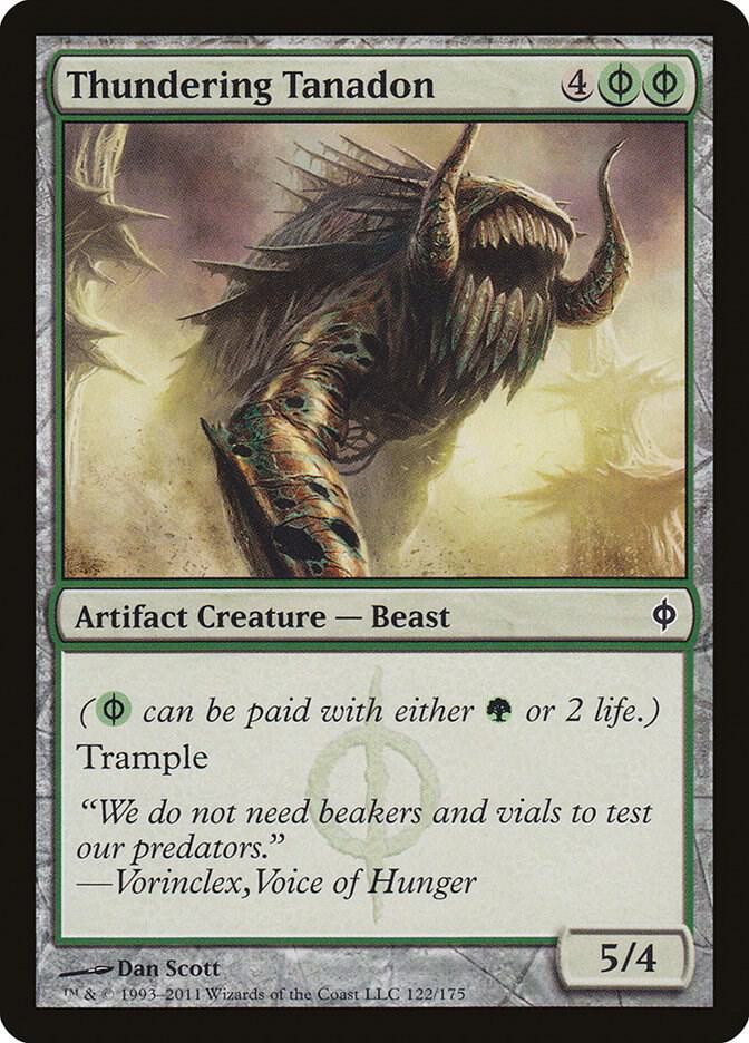 Thundering Tanadon [New Phyrexia] 122