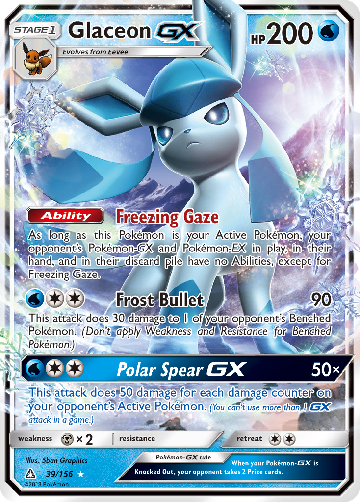 Glaceon-GX - 39/156 Ultra Prism