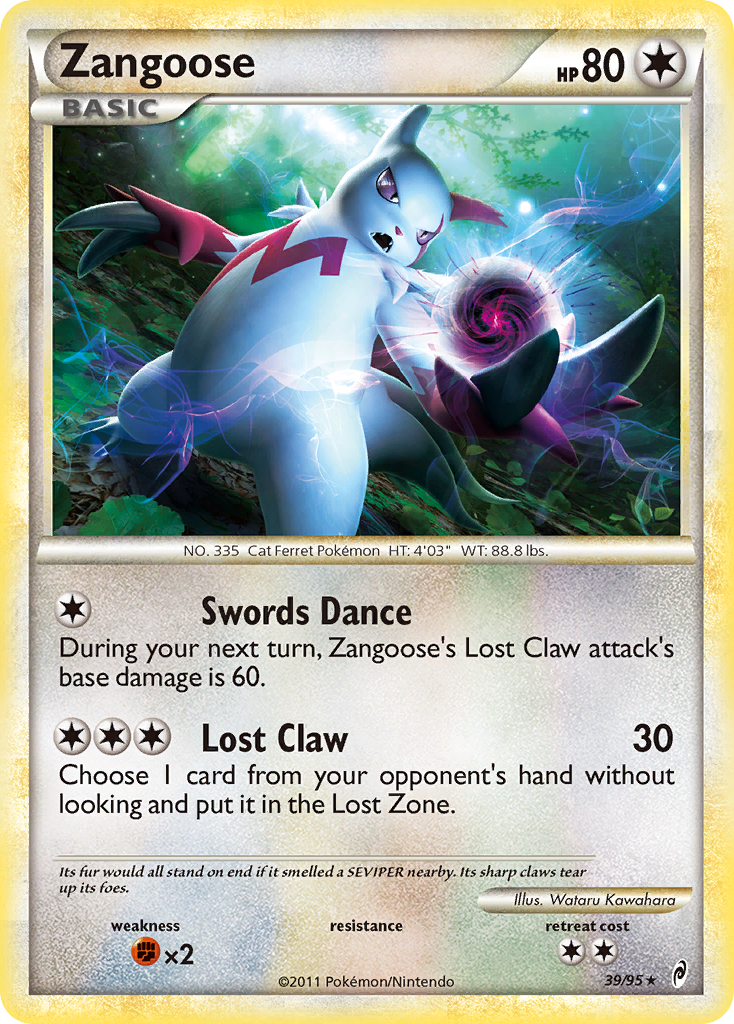 Zangoose - 39/95 Call of Legends