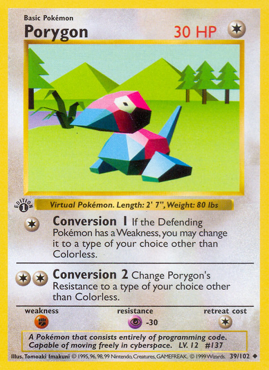 Porygon - 39/102 Base