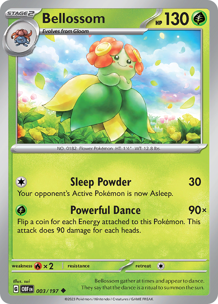 Bellossom - 3/197 Obsidian Flames