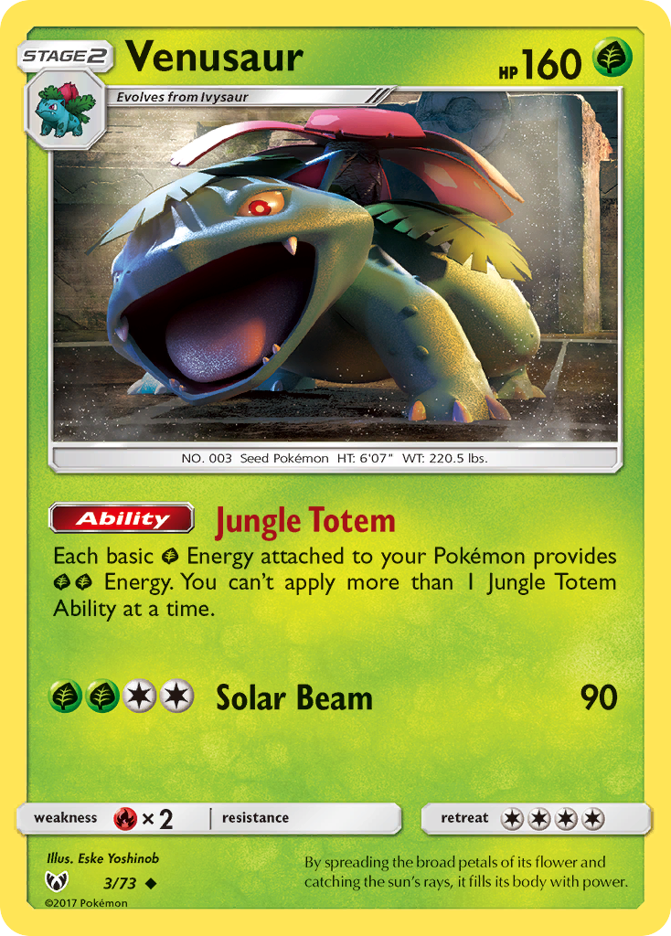 Venusaur - 3/73 Shining Legends