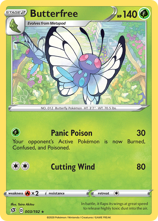 Butterfree - 3/192 Rebel Clash