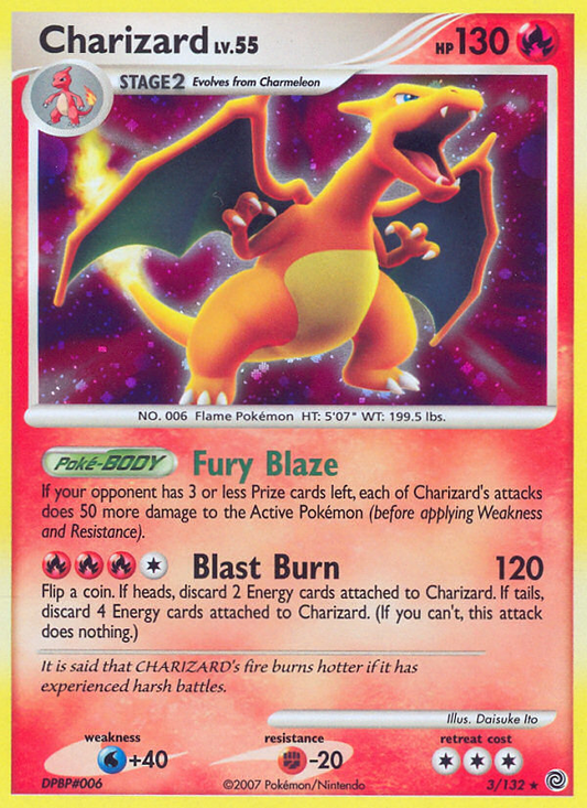 Charizard - 3/132 Secret Wonders