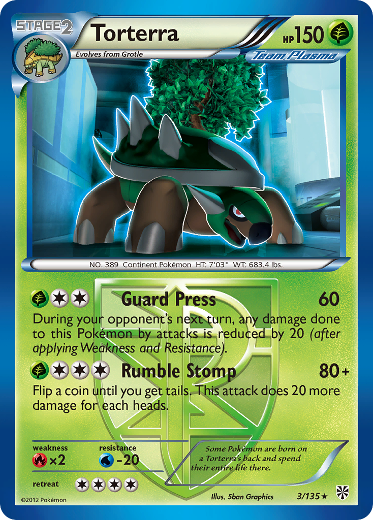 Torterra - 3/135 Plasma Storm