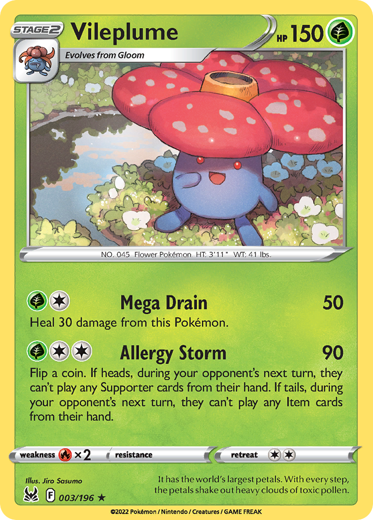 Vileplume - 3/196 Lost Origin