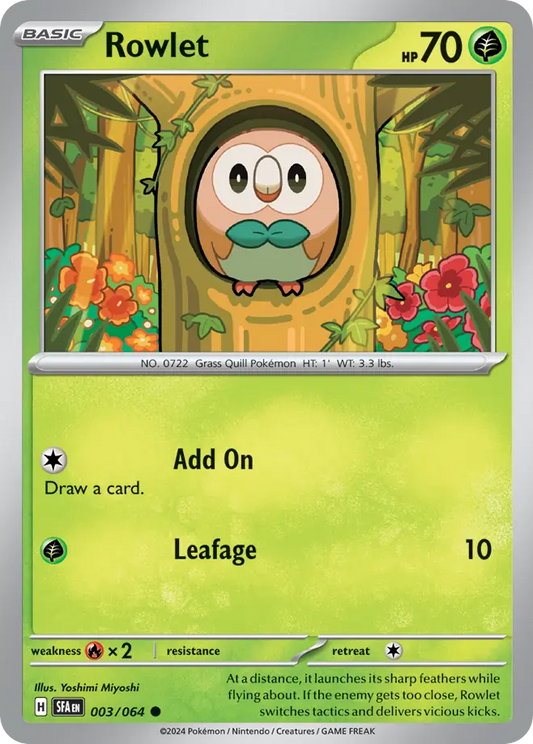 Rowlet - 3/64 Shrouded Fable