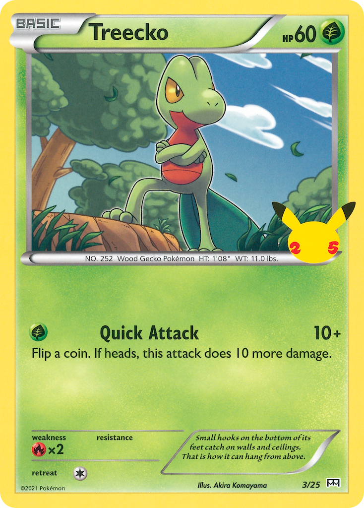 Treecko - 3/25 McDonald's Collection 2021