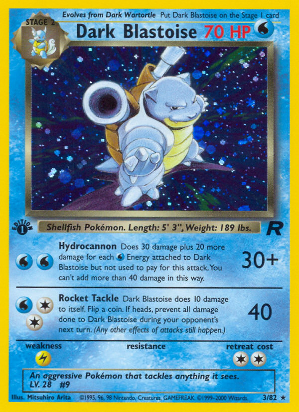 Dark Blastoise - 3/82 Team Rocket