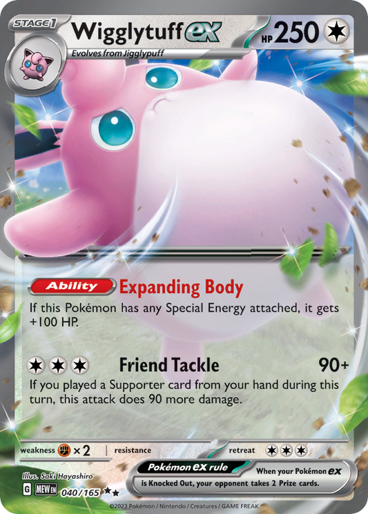 Wigglytuff ex - 40/165 151