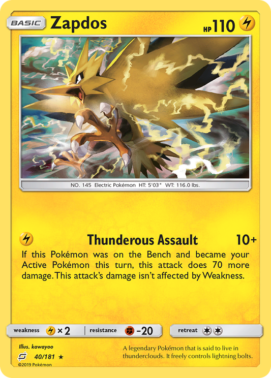 Zapdos - 40/181 Team Up