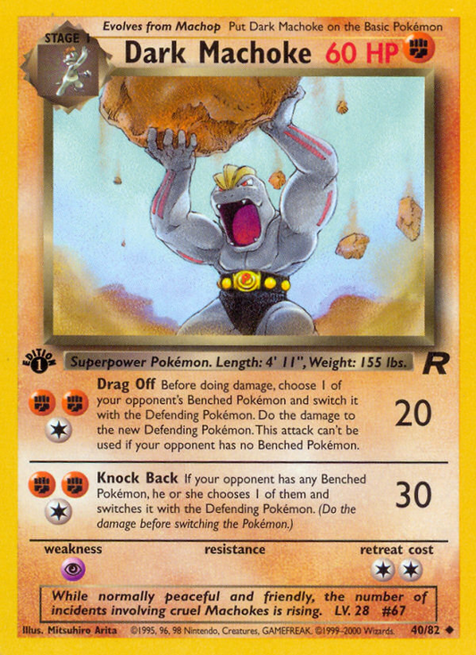 Dark Machoke - 40/82 Team Rocket