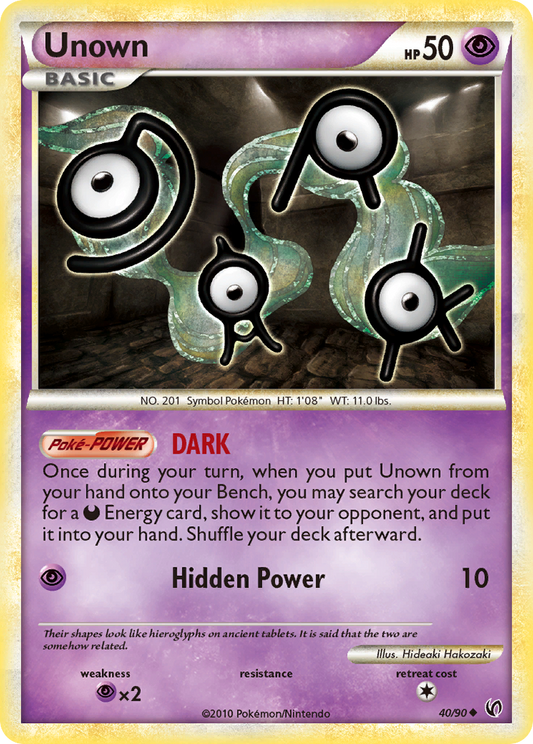 Unown - 40/90 HS—Undaunted