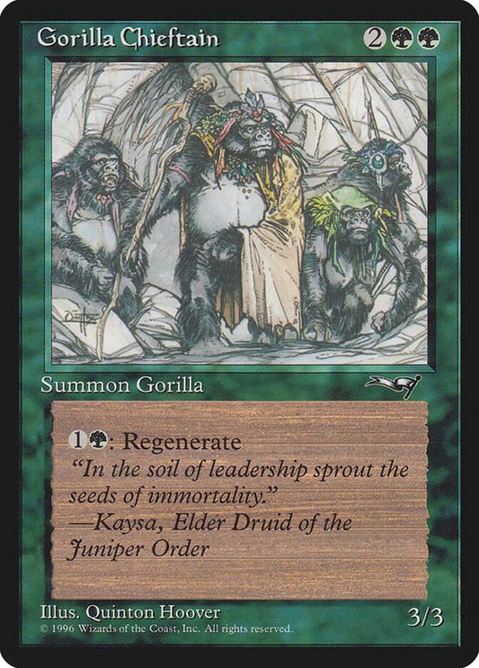 Gorilla Chieftain (4 Gorillas) [Alliances] 78