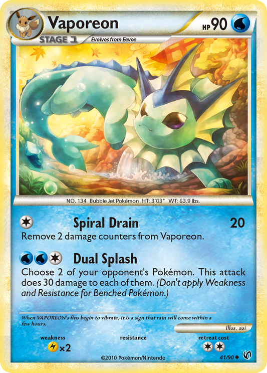 Vaporeon - 41/90 HS—Undaunted