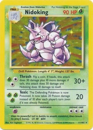 Nidoking [Base Set] 011/102