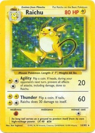 Raichu [Base Set] 014/102
