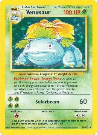 Venusaur [Base Set] 015/102
