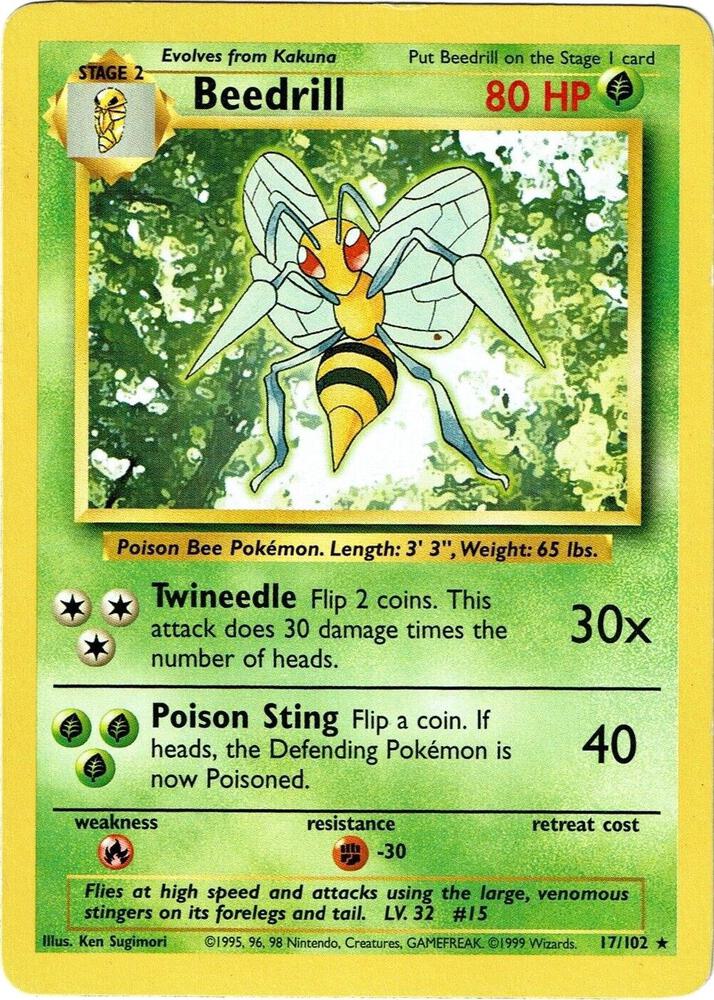 Beedrill [Base Set] 017/102