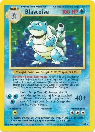 Blastoise [Base Set] 002/102