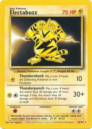 Electabuzz [Base Set] 020/102