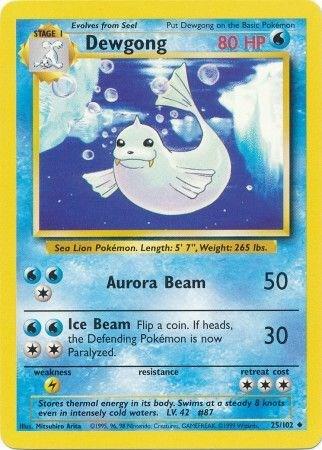 Dewgong [Base Set] 025/102