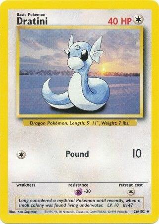 Dratini [Base Set] 026/102
