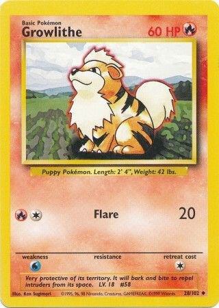 Growlithe [Base Set] 028/102