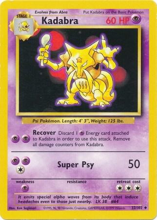 Kadabra [Base Set] 032/102