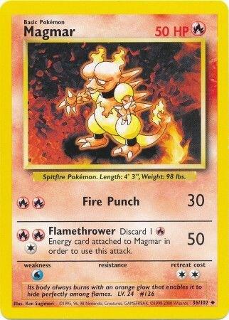 Magmar [Base Set] 036/102