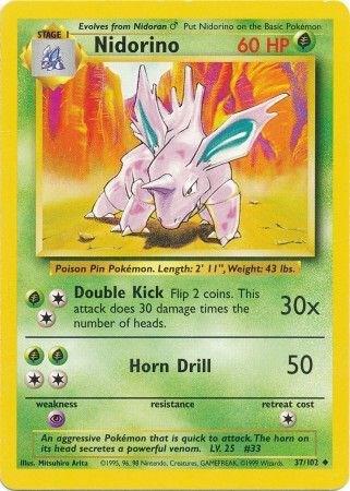 Nidorino [Base Set] 037/102