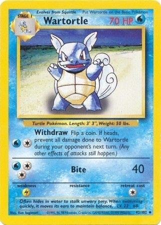 Wartortle [Base Set] 042/102