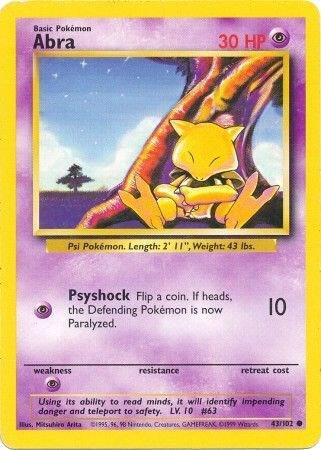 Abra [Base Set] 043/102