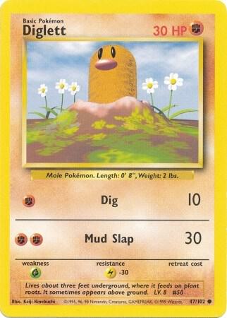 Diglett [Base Set] 047/102