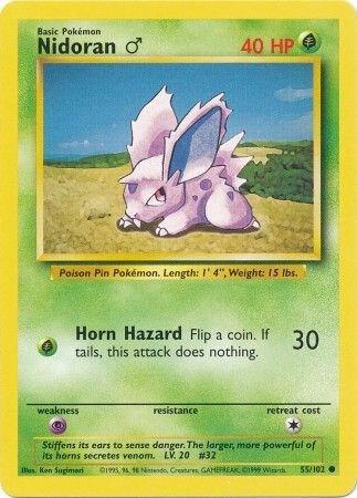 Nidoran M [Base Set] 055/102